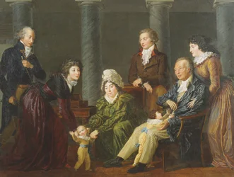 Porträt der Familie